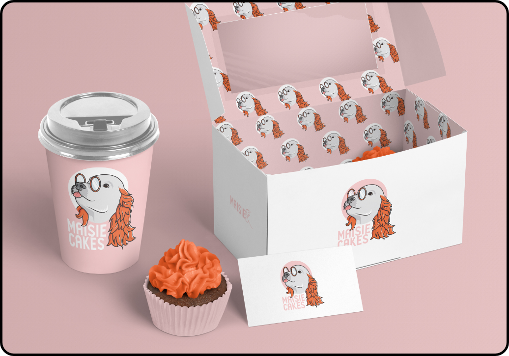 Maisie Cakes mock up